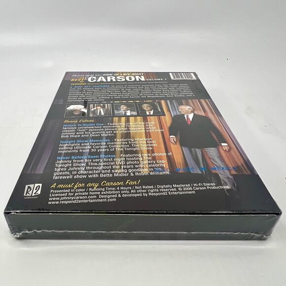 The Best of Johnny Carson the Tonight Show Vol 1~ 3 DVD Set~ NEW B3 - Picture 3 of 3